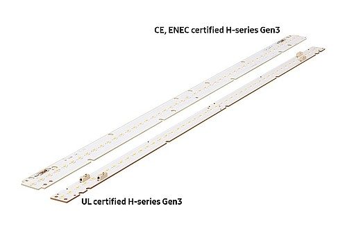 Samsung giới thiệu modun LED dài bản cao cấp dòng H ứng dụng cho chiếu sáng trong nhà